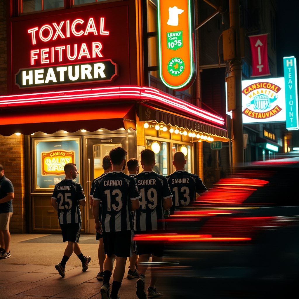 Houston Midtown nightlife after the match